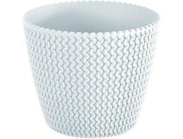 Vaso  Splofy (Branco - 21.8 x 21.8 x 18.4 cm)