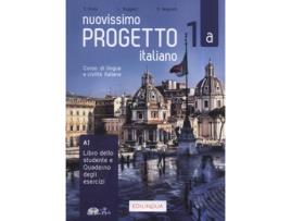 Manual Escolar Nuovissimo Progetto Italiano 1A Cd Dvd de T. Marin