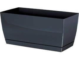 Floreira PROSPERPLAST Coubi Case P (Cinzento - 39 x 19 x 18.2 cm)