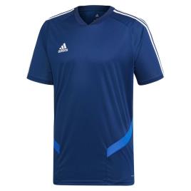 Camiseta  tiro 19 blau dt5286 Tamanho S