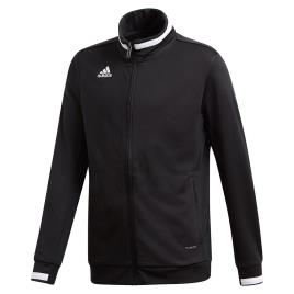 Adidas Badminton Sudadera Con Cremallera Team 19 Track 9-10 Years Black / White