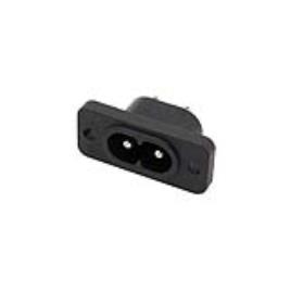 Conector de cabo c8 iec 320 c8 ac250v 25a 2 pins