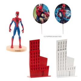 Kit Para Bolos Spiderman Com Figura