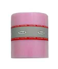 Rolo De Tule 12,5cm X 100m - Rosa Bebé