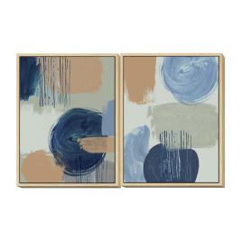 Pintura  Abstrato (60 x 4 x 80 cm) (2 pcs)