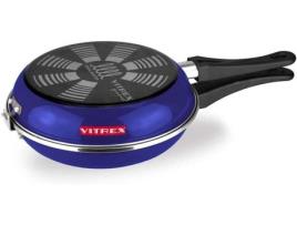 Frigideira VITREX 71SAOMMAA24 (Azul - Aço Vitrificado - 24 cm)