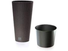 Conjunto 2 Vasos  Rato Tubus (Castanho - 25x47.6 cm)