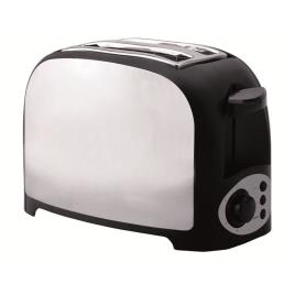 CROWN JAPAN Torradeira 2 Entradas ACRE6001K, 750 W, Aço Inoxidável, Cinzento e Preto