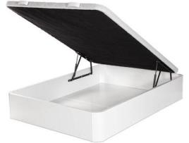 Sommier  com Arrumação (Branco - Madeira - 180x200 cm)