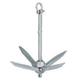 Plastimo Folding Grapnel With Straight Flukes 1.5 1.5 kg Grey