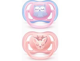 Chupeta Ultra Air Silicone  Deco (0-6m, 2 uni.)
