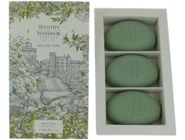 Sabonete WOODS OF WINDSOR Lily Of The Valley  Three (62ml)
