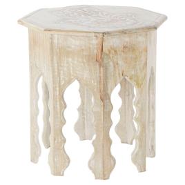 Mesa de apoio  Castanho Madeira de mangueira (49 x 49 x 53.5 cm)