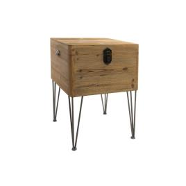 Mesa de apoio  Metal Madeira (49 x 51 x 74 cm)