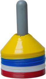 Cones de treino Cawila Mark.Scheiben M 40Stk CLSC&Halter d20cm 6cm 1000692585