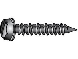 Parafuso CHEMITOOL AutoRoscante para Betão Cabeça Sextavada Fenda Lv 073 6,5x150