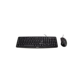 Teclado e Rato  COM-CK-BASIC QWERTY USB Preto