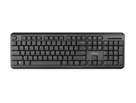 Trust Tk350 Teclado Inalambrico usb - Silencioso - Teclas Multimedia - Resistente a Vertidos
