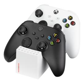 Caregador 2 Comandos X-Box Snakebyte Branco