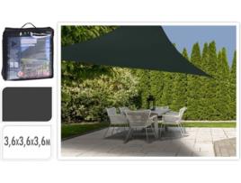 Guarda-Sol PROGARDEN Triangular Cinzento-Escuro (3,6 x 3,6 x 3,6 m)