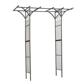 Nature Arco de jardim 114x66x232 cm metal preto