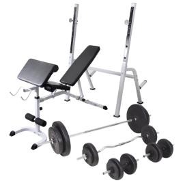 Banco de Musculação  275372 (Com Halteres - 90kg)