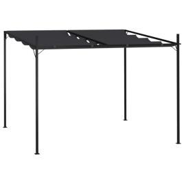 Pérgola  (Cinzento Antracite - Tecido - 300x300x233 cm)