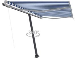 Toldo Automático Independente VIDAXL Azul (350 x 250 cm)
