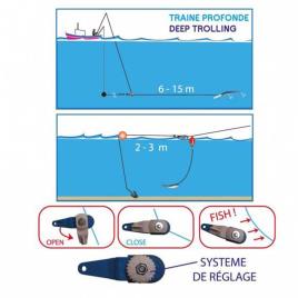 Flashmer Desencadear Cable 25 Cm One Size Blue