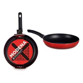 Frigideira Modena Vermelho Alumínio - Ø 24 cm