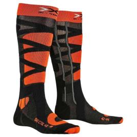 Meias Ski Control 4.0 EU 42-44 Anthracite Melange / X-Orange