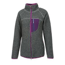Casaco Polar Transition M Grey Melange / Purple