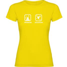 Kruskis Camiseta De Manga Curta Problem Solution Ski M Yellow