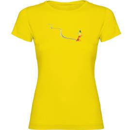 Kruskis Camiseta De Manga Curta Snowboard Track S Yellow