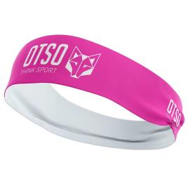 Fita Cabeça 12 cm Fluo Pink / White