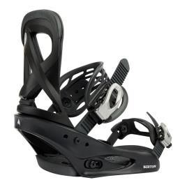 Mulher Com Fixações De Snowboard Scribe S Black