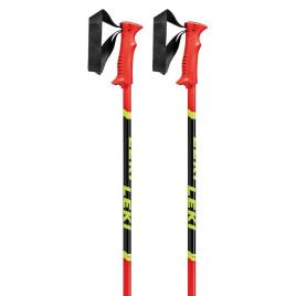 Leki Alpino Kids Poles Racing 95 cm Fluorescent Red / Black / Neon Yellow