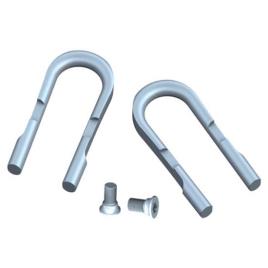 Mola U De Aço 6 One Size Silver