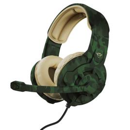 Auscultadores Gaming  GXT411C Radius Jungle Camo (Com fio - Com Microfone - Verde)