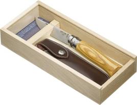 Navalha  Madeira de Oliveira com Estojo