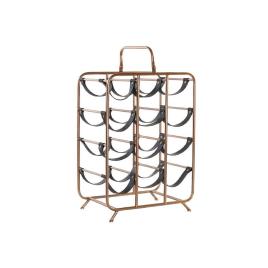 Suporte para garrafas DKD Home Decor Metal Cobre Poliuretano (37 x 23.5 x 54 cm)
