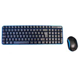 Teclado e Rato sem Fios  PTR-101 Preto