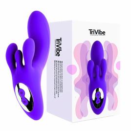 Vibrador Ponto G Rave  Clitoral & Labia Stimulation Roxo