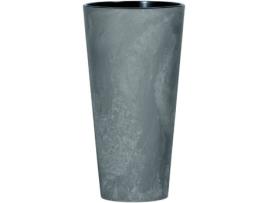 Vaso  Tubus Slim Effect (Cinzento - 30 x 30 x 57.2 cm)