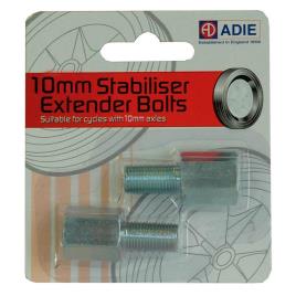 Stabiliser Extender Bolts 10 mm Silver