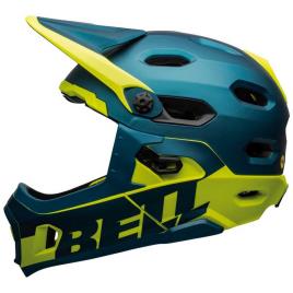 Bell Capacete Downhill Super Dh Mips S Blue / Hi Viz