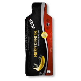 Super 40g 12 Unidades Banana Energia Géis Caixa One Size Black