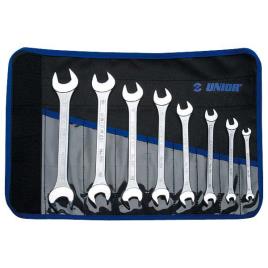 Unior 8 Open End Wrench Set 6-22 mm Silver