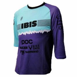 Camiseta De Manga Curta 40th Retro By Poc XS Blue / Purple