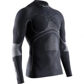 X-bionic Camiseta Interior Manga Larga Energy Accumulator 4.0 Cuello Alto S Charcoal / Pearl Grey